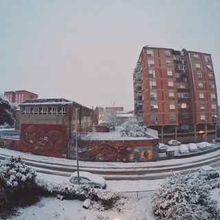 La neve a roma il 26/02/2018