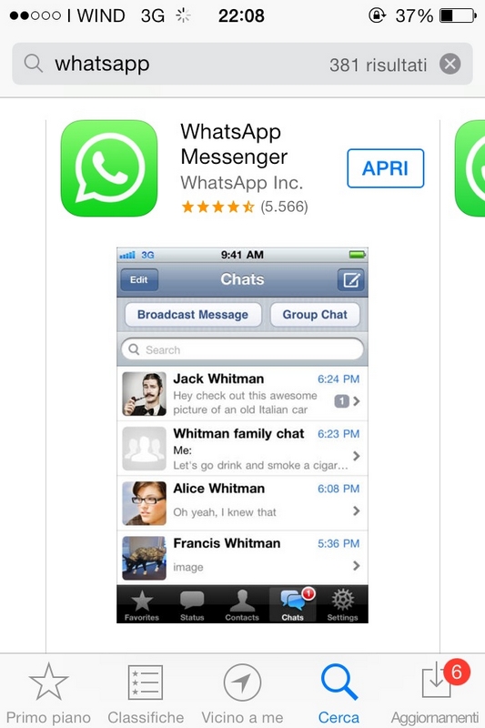 La mania di WhatsApp