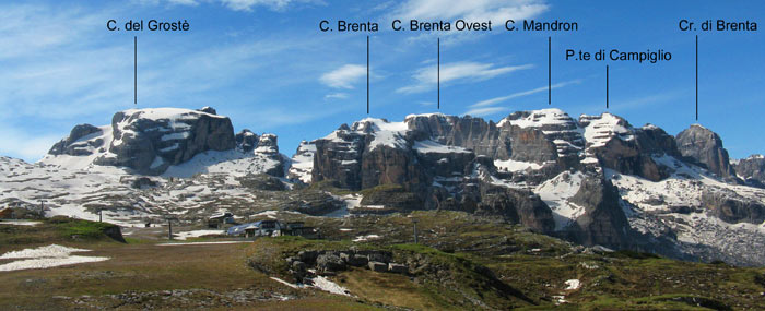 Le dolomiti di Brenta